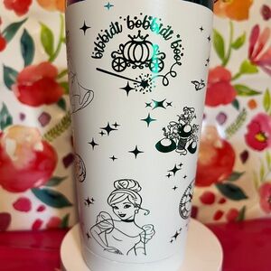 20oz engraved Cinderella Tumbler